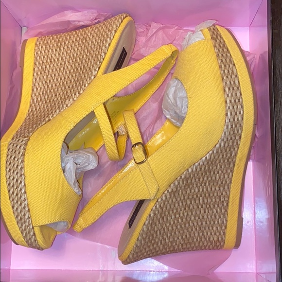 Steven By Steve Madden Shoes - Yellow wedges Steve Madden